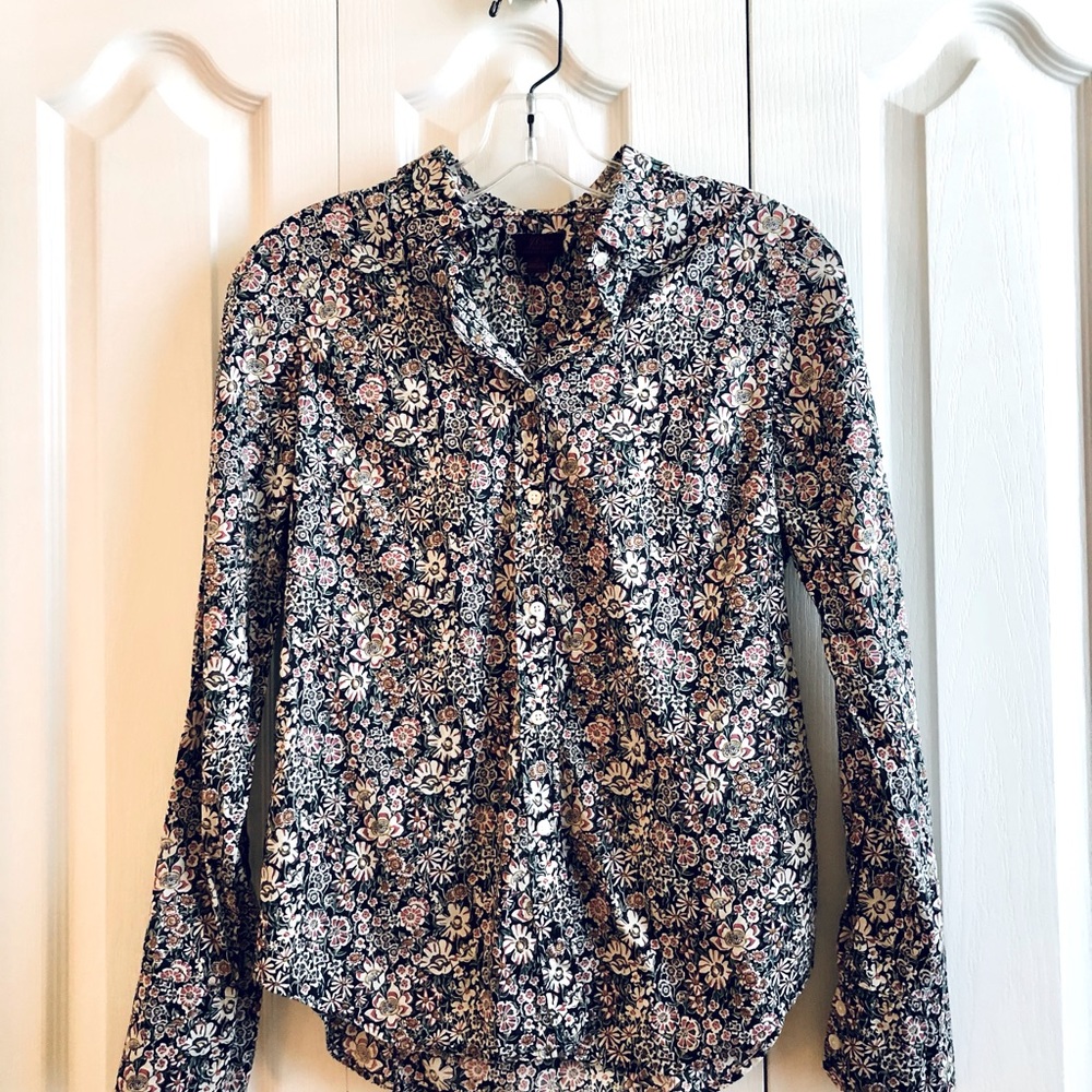J. Crew Liberty Floral Shirt